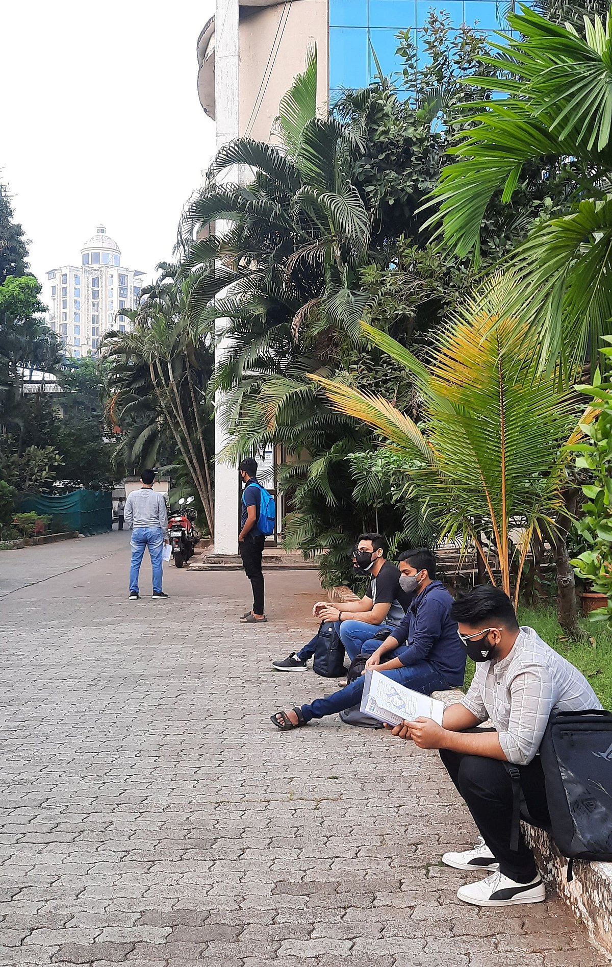 Candidates who had gathered at the centres said they were looking forward to the paper