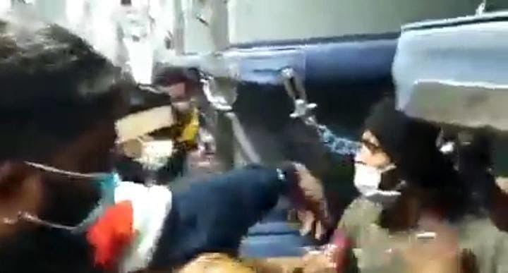 Snap from the viral video |