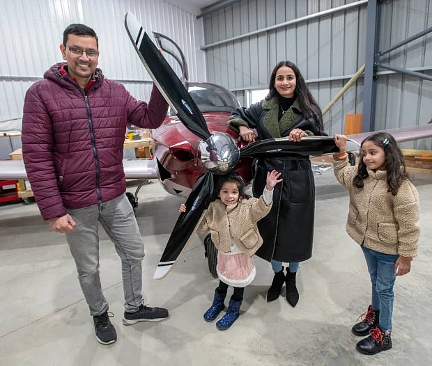 India-origin UK family spends Rs 1.4 crore and over 2 years to build their own dream plane 
