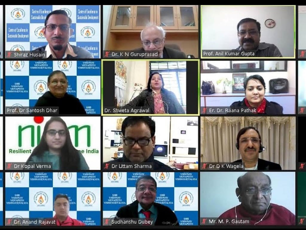 Indore: NIDM, SVVV hold 3-day online training programme