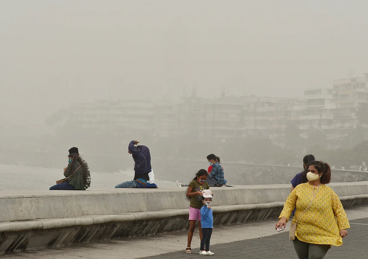 Temperatures in Mumbai are likely to fall sharply today.