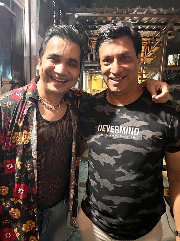Saanand Verma with director Madhur Bhandarkar