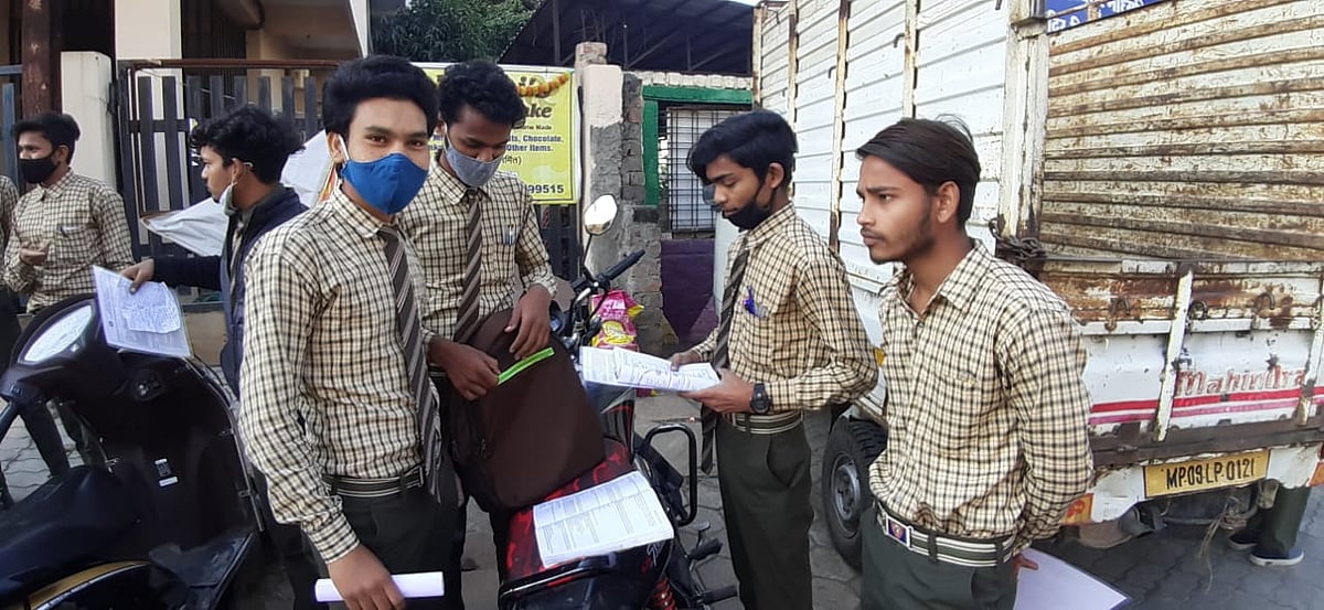 Students ready to take exam