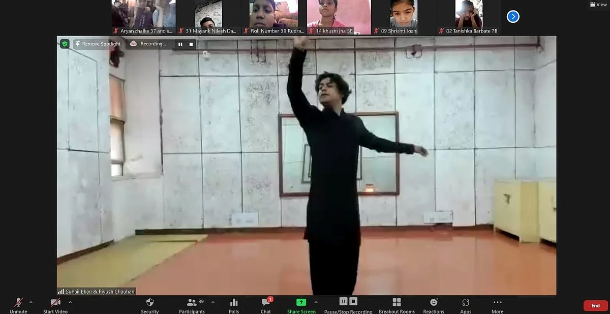 Piyush Chauhan conducted Kathak workshop supported by Godrej Agrovet