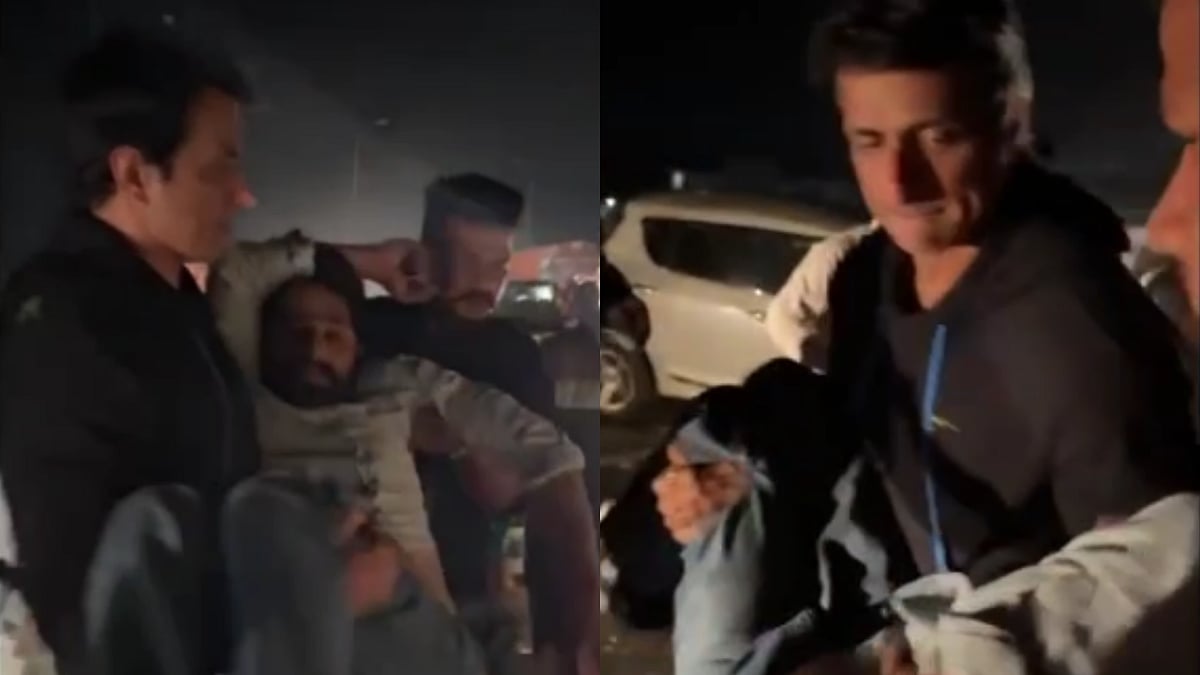 Watch Video: Sonu Sood rescues 19-year-old boy injured in road accident in Moga