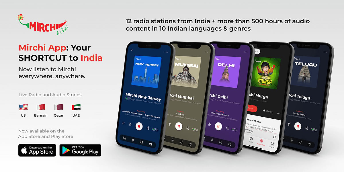 Radio Mirchi introduces its app in US, Qatar, Bahrain, UAE