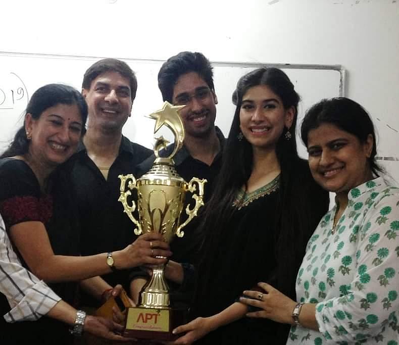 Anaadi Mishra with family