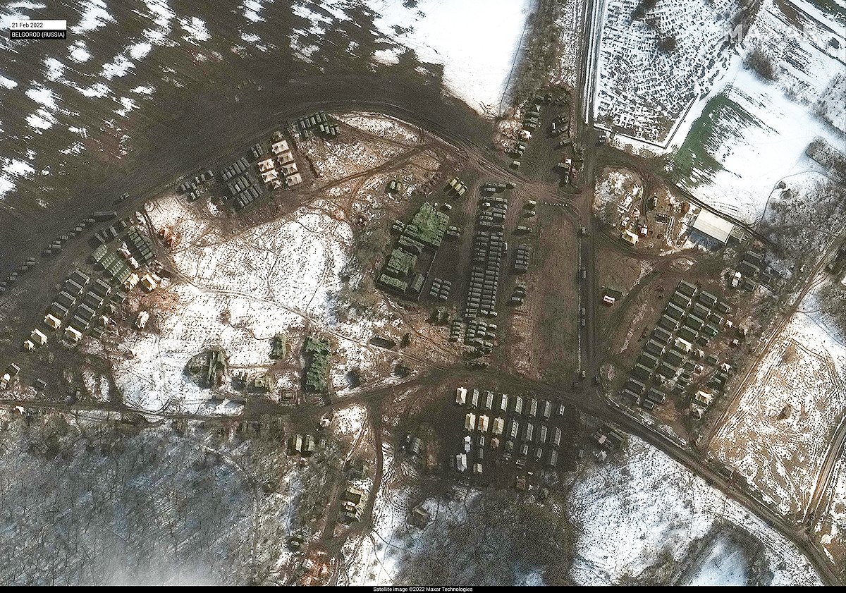 Several new deployments of troops and equipment have been established in rural areas southwest of Belgorod, less than 20 kilometers to the northwest of the border with Ukraine