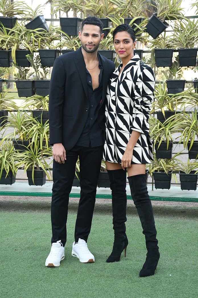Siddhant Chaturvedi and Deepika Padukone
