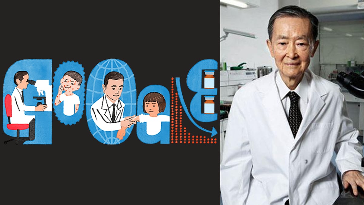 Google honors world's first chickenpox vaccine creator Dr Michiaki Takahashi with Doodle
