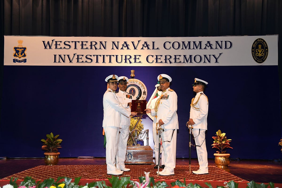 Naval Investiture Ceremony- 2022 for Western Naval Command held in Mumbai on February 8