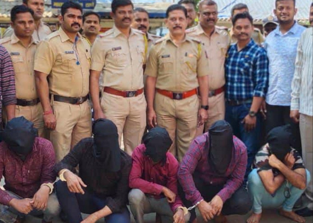 Mumbai: Five record criminals held for house break-in at elderly's house in Malad