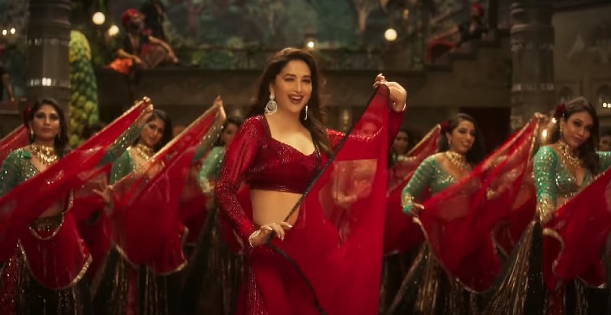 madhuri dixit fame game red dress Madhuri's best dresses from her show 'The Fame Game'