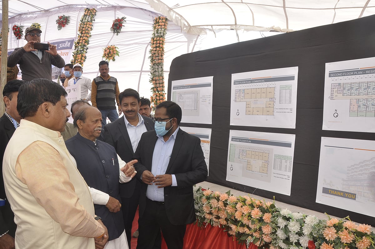 Ujjain Development Authority’s Rs 22.26 cr commercial-cum-residential complex Bhoomi pujan performed