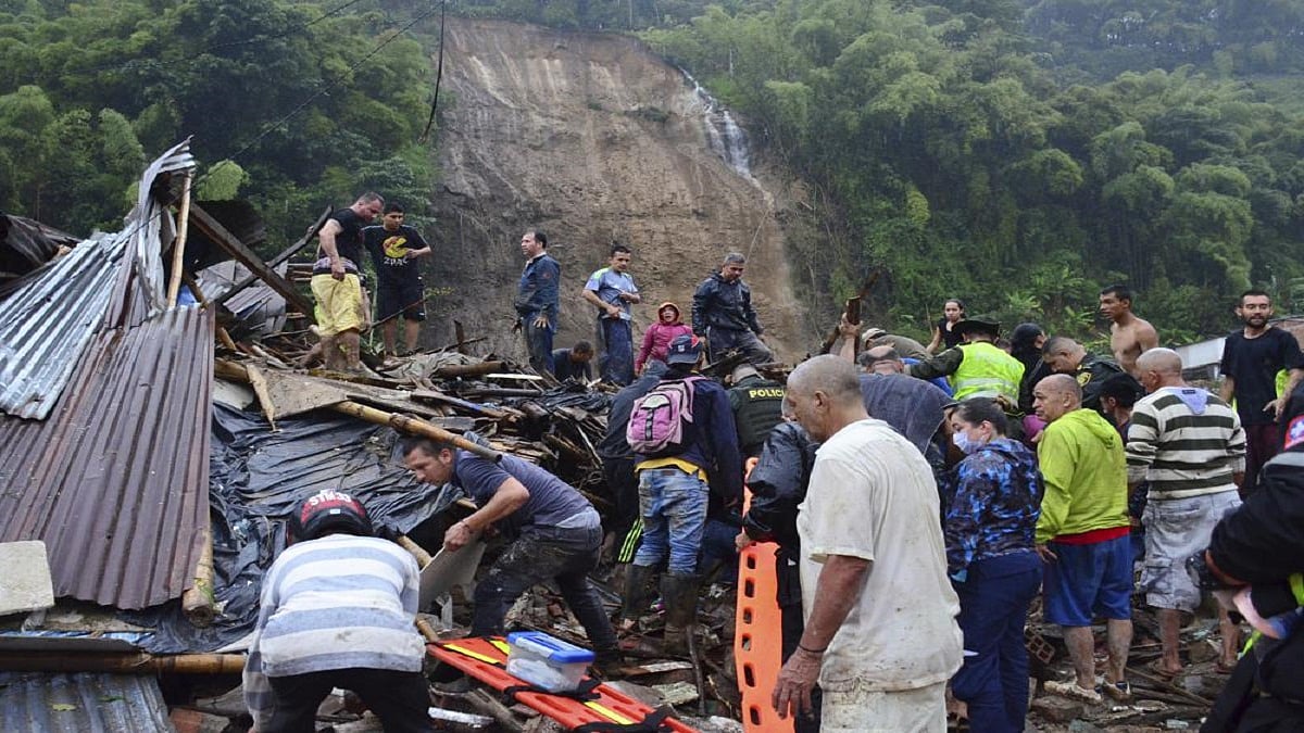 Colombia: Mudslide triggered by heavy rains kills 14, at least 35 injured