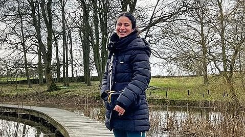 Rasika Dugal wraps the shoot of 'Lord Curzon Ki Haveli' in the UK
