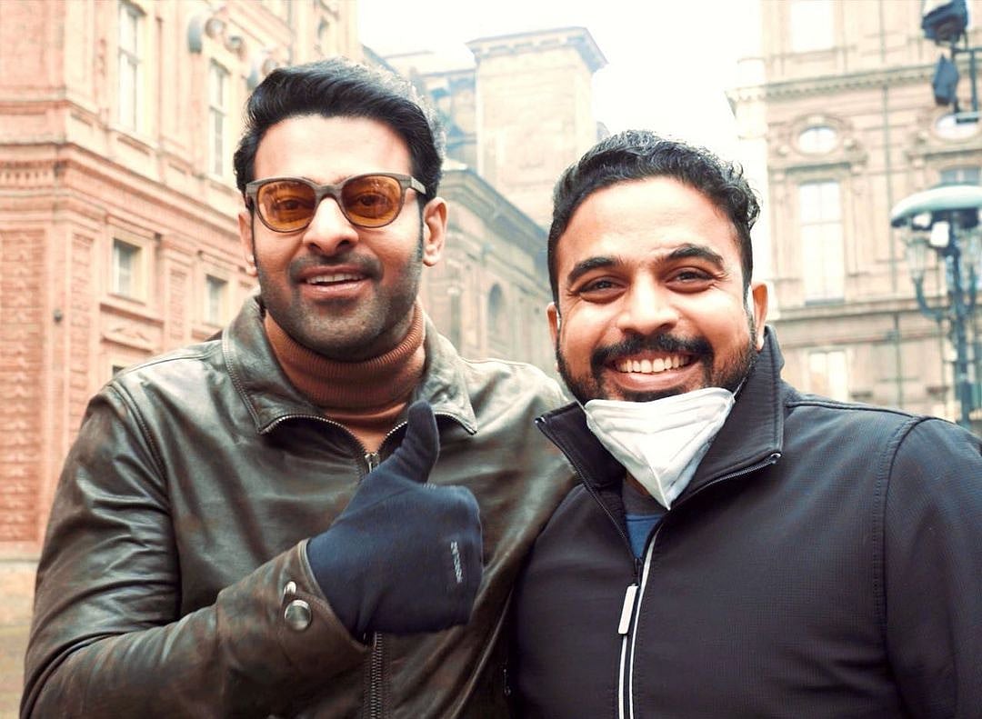 Radha Krishna Kumar with Prabhas