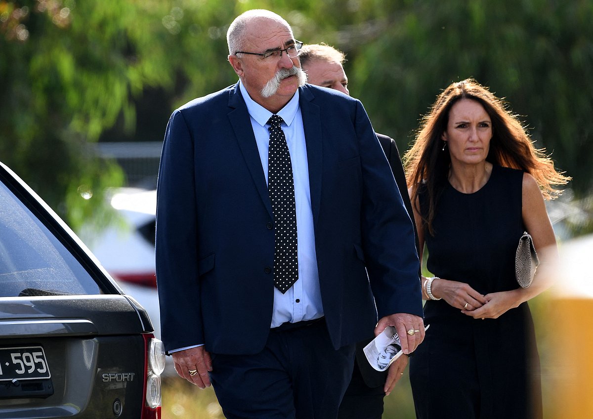 Former Australian cricketer Merv Hughes 