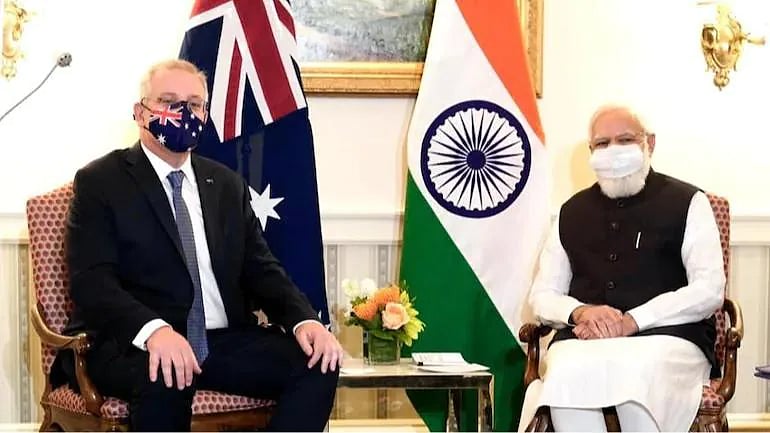 On Monday, PM Modi to hold virtual summit with Quad partner Australian PM Scott Morrison