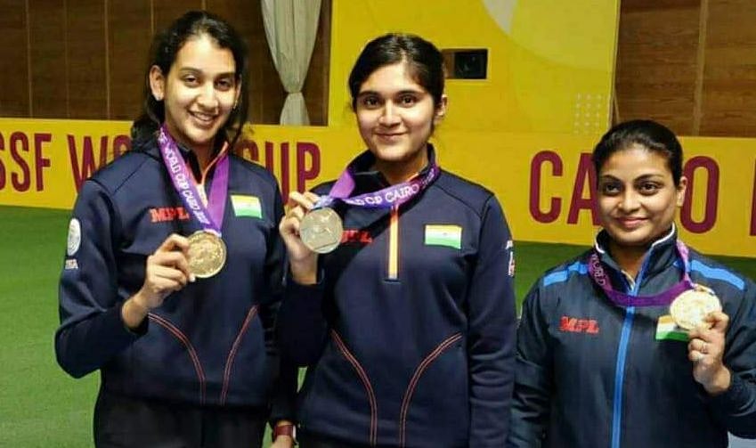 Esha Singh, Shri Nivetha, Ruchira Vinerkar | Photo: Twitter