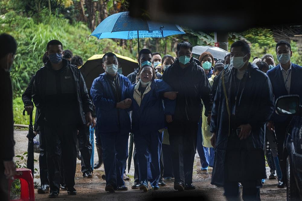 China plane crash: Human remains found as search for second black box continues