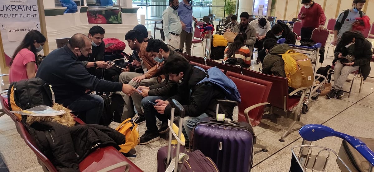 Operation Ganga: Two flights carrying 367 Indians land in Mumbai from Budapest; see pics |