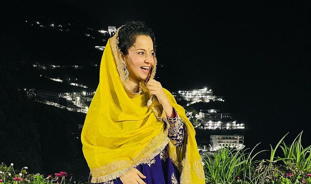 Kangana Ranaut rings in 35th birthday by visiting Vaishno Devi with sister Rangoli Chandel