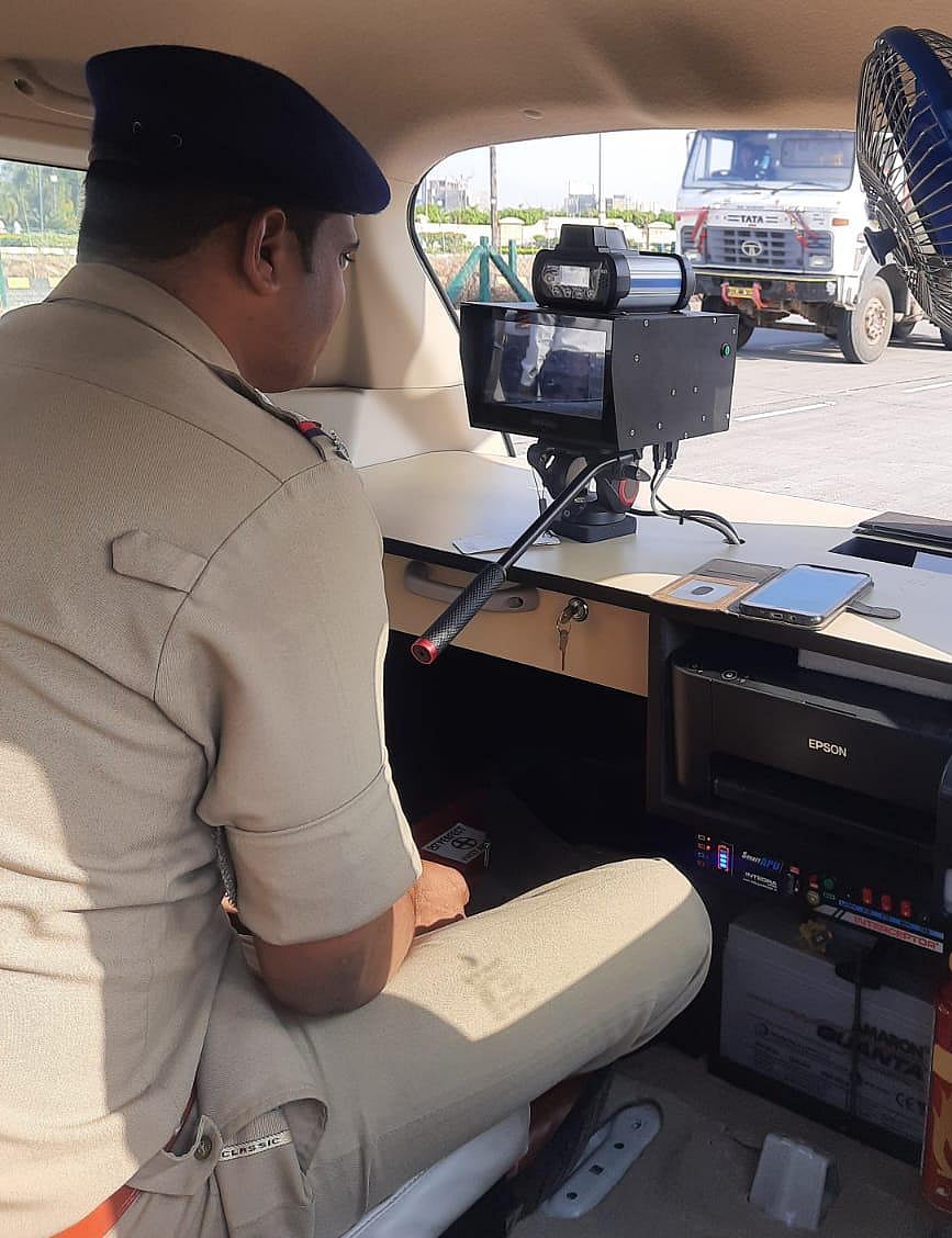 Indore: 25 vehicles fined for overspeeding