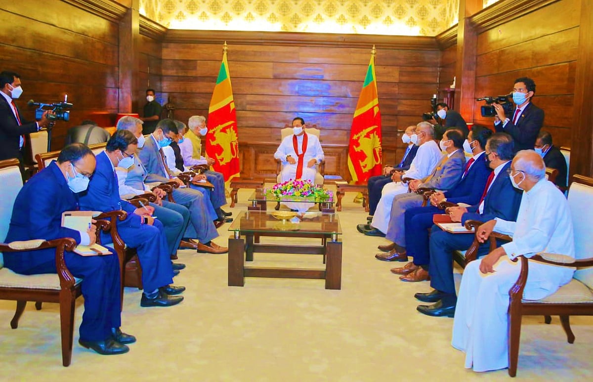EAM S Jaishankar, Sri Lankan PM Mahinda Rajapaksa virtually inaugurate Jaffna Cultural Centre in Colombo