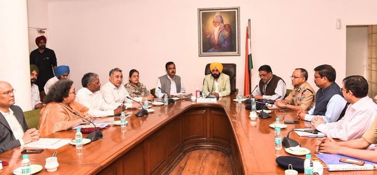 Punjab CM Bhagwant Mann holds maiden meeting, urges public servants to discharge duties in letter and spirit