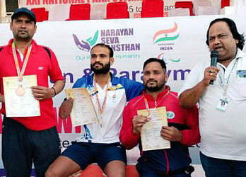 Bhopal: MP's Satendra Lohiya bags two silver medals 21st National Para-swimming Championship
