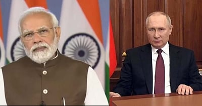 Modi urges Putin to hold direct talks with Zelensky for safety of Indian students