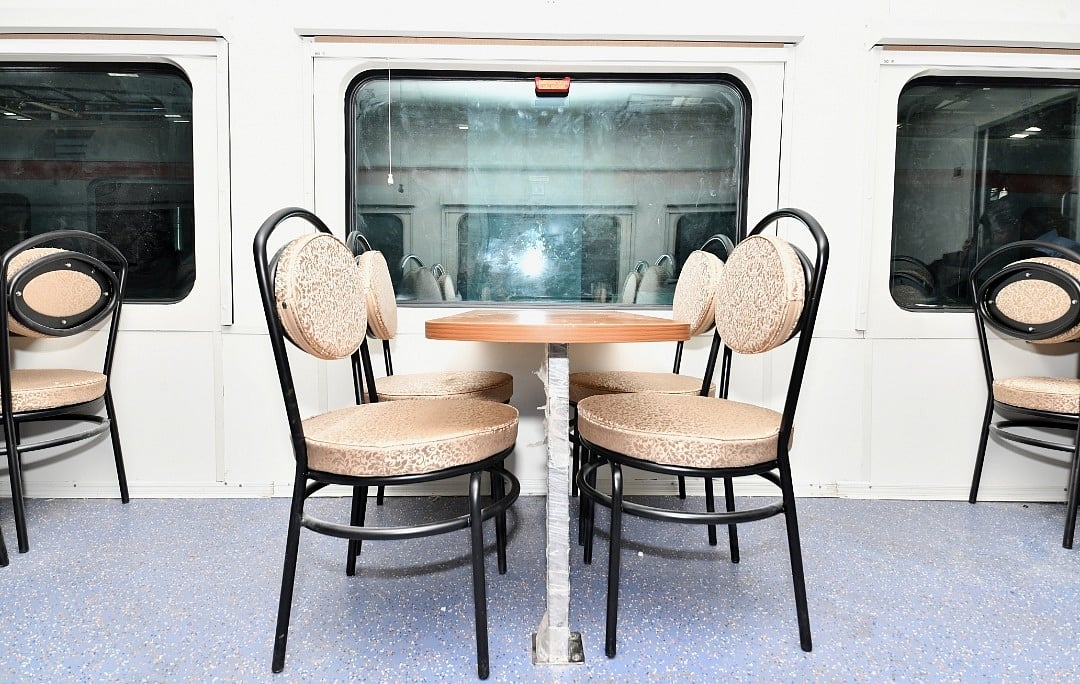 A newly designed dining car for the Deccan Queen is ready in Integral Coach Factory, Chennai.