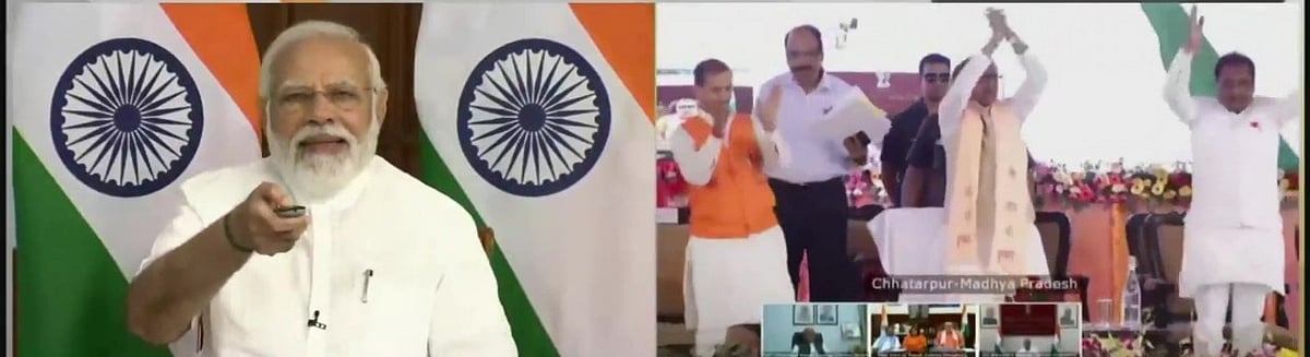 Bhopal: PM Modi virtually launches 'grih pravesham' of PMAY beneficiaries in state