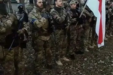 Watch Video: Belarusian Volunteer Battalion take oath to join Ukraine Armed Forces against Russia 