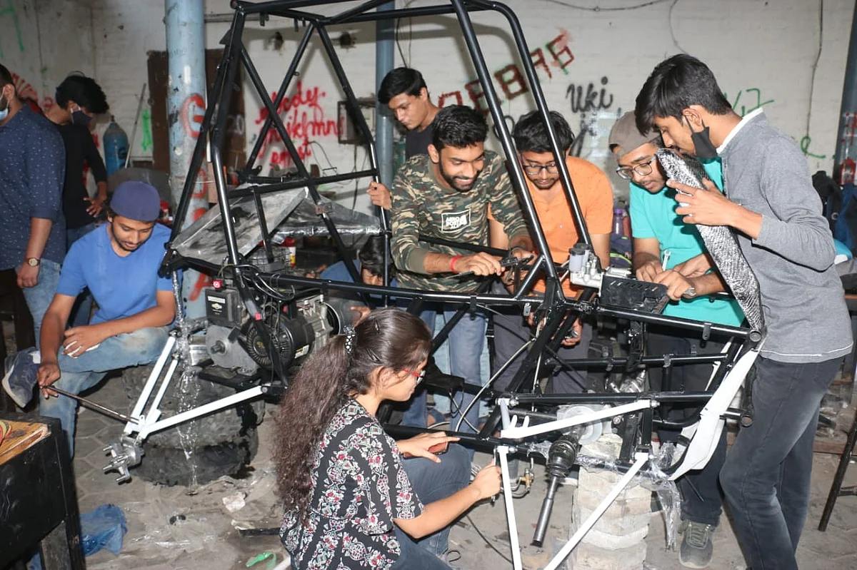 Indore: SGSITS students design four-wheel drive ATV vehicle