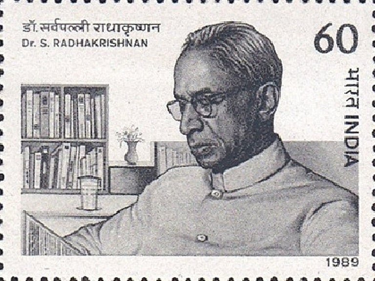 Sarvepalli Radhakrishnan on a 1989 stamp of India | Wikimedia Commons