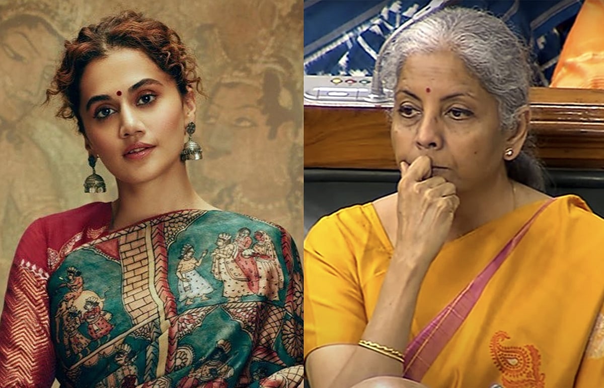 Is Taapsee Pannu gearing up to play the role of Finance Minister Nirmala Sitharaman?