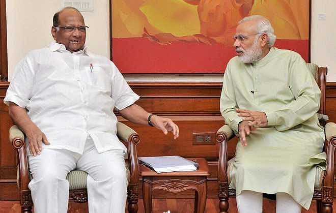NCP chief Sharad Pawar meets PM Narendra Modi 