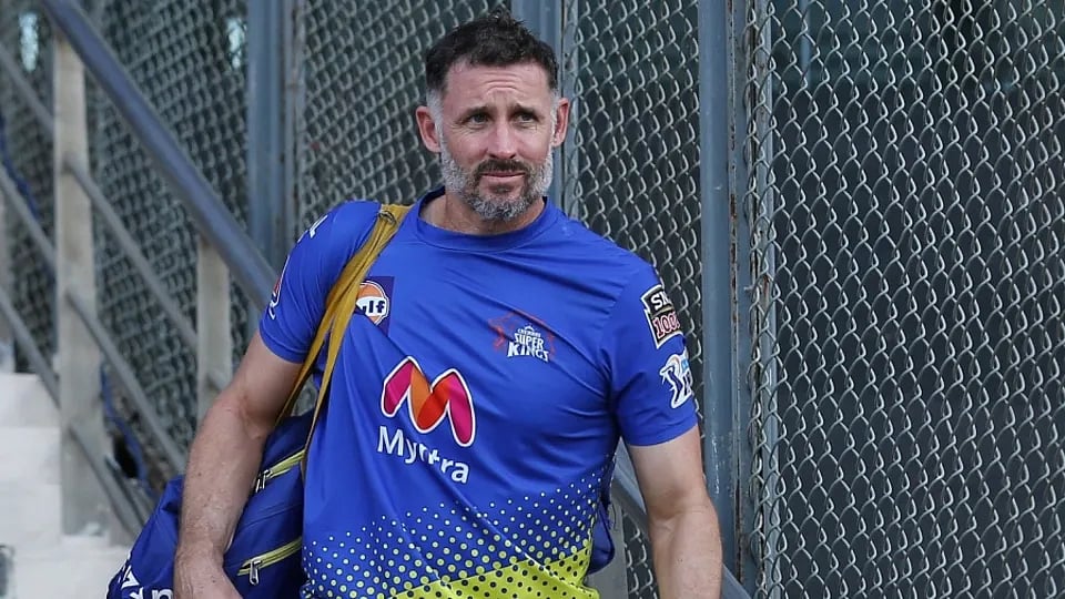 Here's why CSK batting coach Michael Hussey switched from being a right-hander to a left-handed batter...