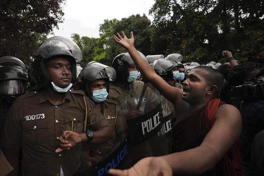 Sri Lankan protesters find millions of rupees from Gotabaya Rajapaksa's house