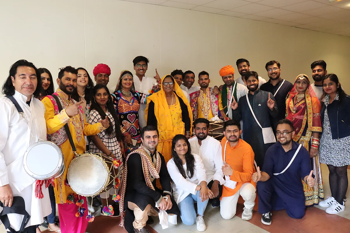 The theme was India and a celebration of her festival of colors - Holi.