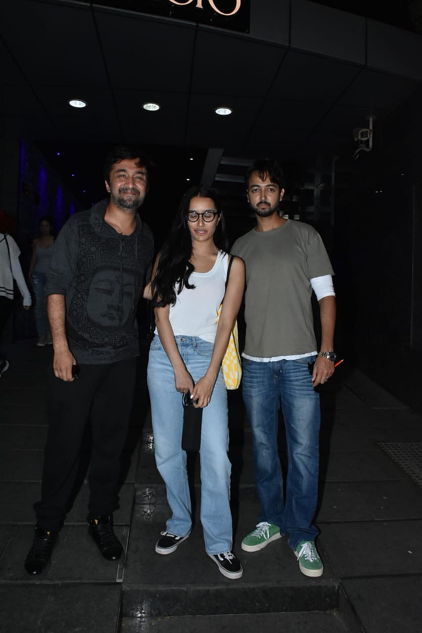 Shraddha Kapoor with her brothers