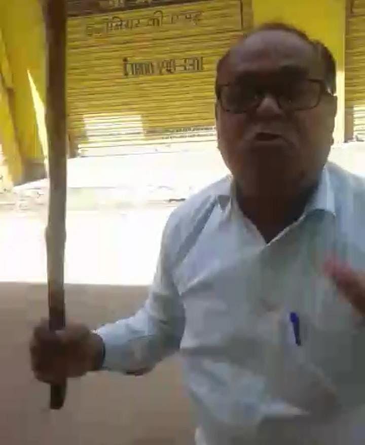 Watch Video: BJP leader slaps Congress leader over staging demonstration against inflation in Gwalior