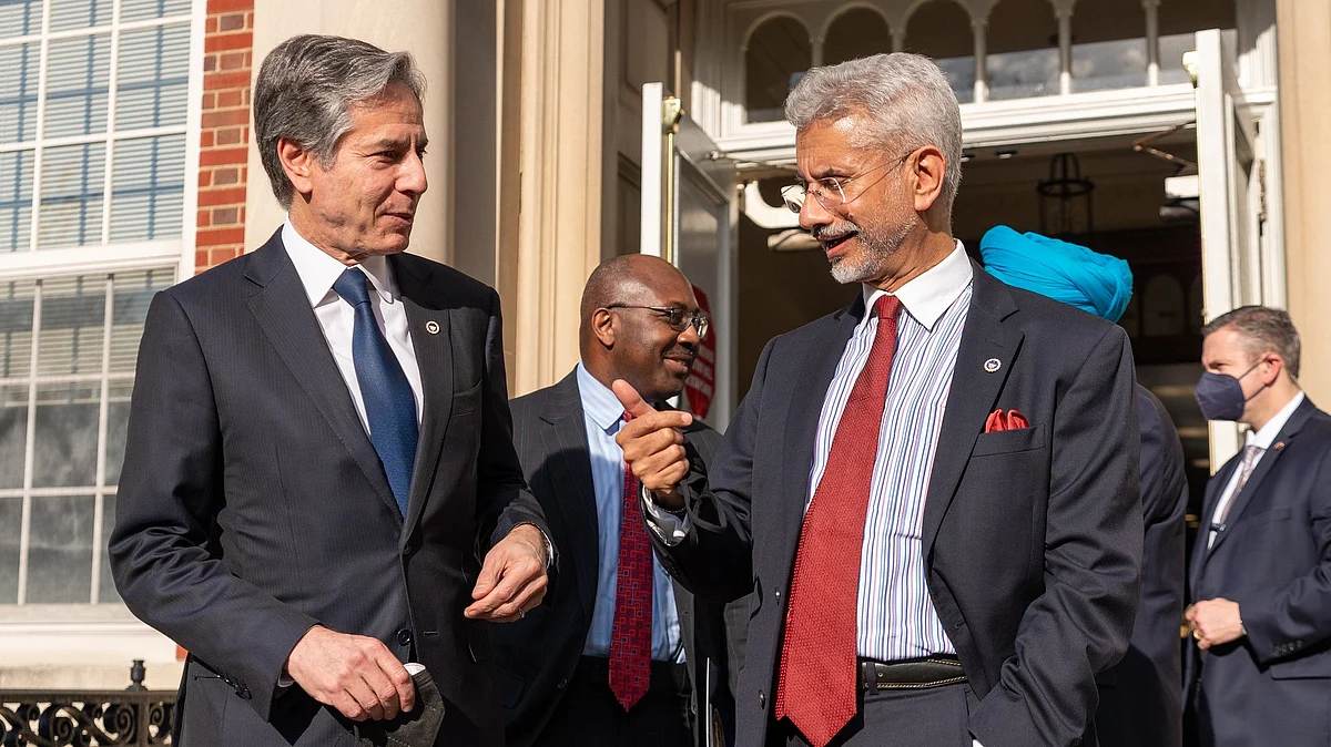 External Affairs Minister Dr. S. Jaishankar and US Secretary of State Antony Blinken | Twitter/@SecBlinken