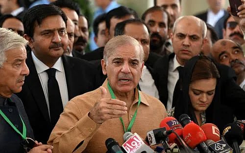 Pakistan PM candidate Shehbaz Sharif  | Photo: Twitter Image 