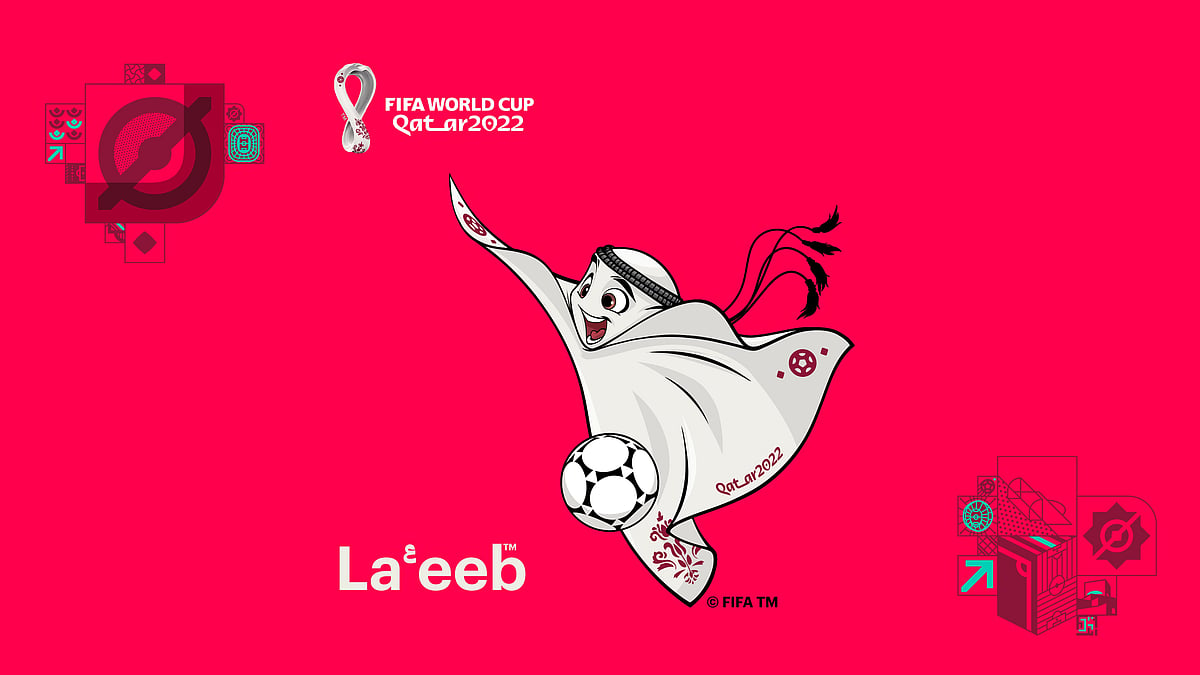 'La'eeb', the official mascot for the FIFA World Cup Qatar 2022  | Photo: Twitter