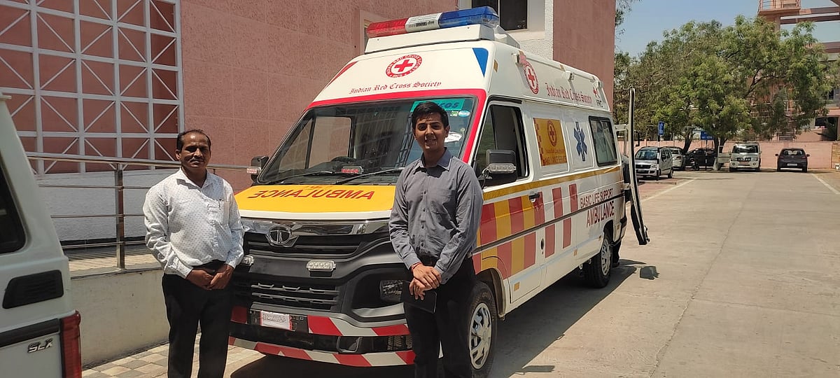 Indore: ​Red Cross Society gets ambulance