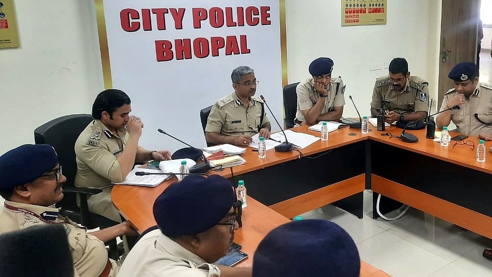 Security ramped up in Bhopal amid Union Minister Amit Shah’s visit on Friday 