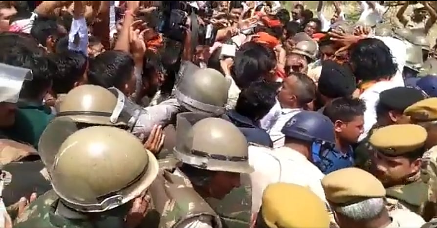 Karauli violence: Rajasthan police stop Tejaswi Surya, other BJP leaders from meeting victims; WATCH